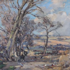 Owen Bowen. "Wharfedale". Landscape oil painting.